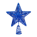Maxbell Glittering Christmas Tree Decorations Xmas Tree Glitter for Living Room Home Blue