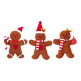 Gingerbread Man Decoration Celebration Xmas Tree Decor for Fireplace Mantles Men