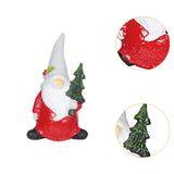 Maxbell Mini Christmas Decorations Santa Claus Craft for Weddings Holidays Festivals