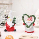 Maxbell Mini Christmas Decorations Santa Claus Craft for Weddings Holidays Festivals