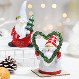 Maxbell Mini Christmas Decorations Santa Claus Craft for Weddings Holidays Festivals
