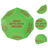 Maxbell Gift Exchange Dice Props Holiday Xmas Gift Swap Game for Men Coworker Friend