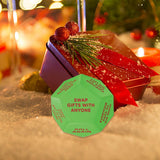 Maxbell Gift Exchange Dice Props Holiday Xmas Gift Swap Game for Men Coworker Friend