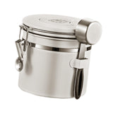 Maxbell Coffee Canister Utensils Airtight Storage Tank for Nuts Loose Leaf Tea Salts 1.2L White