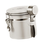 Maxbell Coffee Canister Utensils Airtight Storage Tank for Nuts Loose Leaf Tea Salts 1.2L White