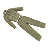 Maxbell 1/6 Figure Jacket and Pants Miniature Clothes for 12inch Action Figures Body