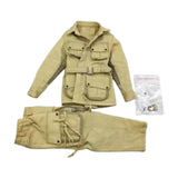 Maxbell 1/6 Male Uniform Full Set Mini Coat and Pants Model for 12 inch Figures Accs