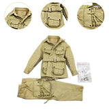 Maxbell 1/6 Male Uniform Full Set Mini Coat and Pants Model for 12 inch Figures Accs