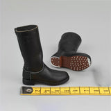 Maxbell 1/6 Scale Figure Shoes Realistic Handmade High Boots for 12'' Action Figures