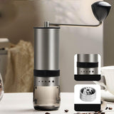 Maxbell Manual Coffee Grinder Portable Stainless Steel Burr Mill for Gift Home Latte