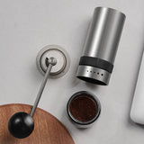 Maxbell Manual Coffee Grinder Portable Stainless Steel Burr Mill for Gift Home Latte