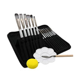 Maxbell 15x Painting Brushes Paint Brush Set for Gouache Painting Beginners Students