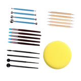 Maxbell 19x Pottery Sculpting Tools DIY Clay Tools for Beginners Kids Adults