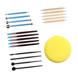 Maxbell 19x Pottery Sculpting Tools DIY Clay Tools for Beginners Kids Adults