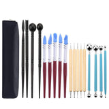 Maxbell 19x Pottery Sculpting Tools DIY Clay Tools for Beginners Kids Adults