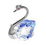 Maxbell Swan Figurine Decoration Decors Swan Statue for Birthday Anniversary Cabinet blue