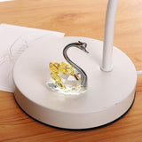 Maxbell Swan Figurine Decoration Decors Swan Statue for Birthday Anniversary Cabinet yellow
