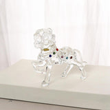 Maxbell Standing Horse Figurine Table Ornaments for Desktop Living Room Bookcase
