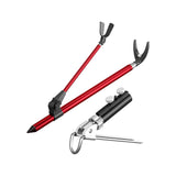 Maxbell Fishing Rod Holder Fishing Pole Holder for Fishing Box Seat Fisherman's Gift Red
