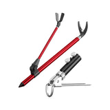 Maxbell Fishing Rod Holder Fishing Pole Holder for Fishing Box Seat Fisherman's Gift Red