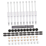 Maxbell Beadable Ballpoint Pens DIY Pen Stationery for Classroom Reward Draw Writing