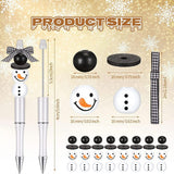 Maxbell Beadable Ballpoint Pens DIY Pen Stationery for Classroom Reward Draw Writing