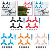 Maxbell 4x Propellers Portable with Screws RC Drone Accessories for Drone Quadcopter black