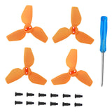 Maxbell 4x Propellers Portable with Screws RC Drone Accessories for Drone Quadcopter orange