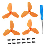 Maxbell 4x Propellers Portable with Screws RC Drone Accessories for Drone Quadcopter orange