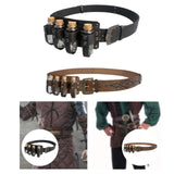 Maxbell Medieval Vintage Belt Gothic Four Bottles Belt for Blouse Dress Anniversaries black