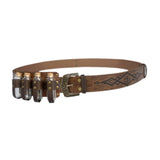 Maxbell Medieval Vintage Belt Gothic Four Bottles Belt for Blouse Dress Anniversaries brown