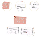 Maxbell Creative Mini Sewing Book DIY Portable Mini Travel Sewing Kit for Embroidery