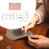 Maxbell Creative Mini Sewing Book DIY Portable Mini Travel Sewing Kit for Embroidery