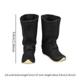 Maxbell 1/6 Scale Leather Boots Miniature Model for 12 inch Figures Body Accessories