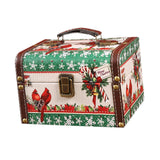 Maxbell Wooden Jewelry Box Christmas Vintage Storage Box for Birthday Christmas Gift L