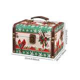 Maxbell Wooden Jewelry Box Christmas Vintage Storage Box for Birthday Christmas Gift L