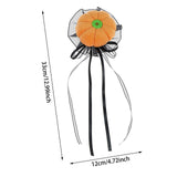 Maxbell 2x Mini Halloween Hair Clips Pair Headdress for Party Halloween Role Playing orange
