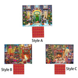 Maxbell Christmas Puzzle Advent Calendar 1008 Pieces Puzzles for Valentine for Adults Style A