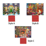 Maxbell Christmas Puzzle Advent Calendar 1008 Pieces Puzzles for Valentine for Adults Style A