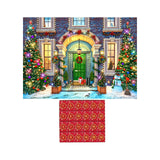 Maxbell Christmas Puzzle Advent Calendar 1008 Pieces Puzzles for Valentine for Adults Style A