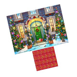 Maxbell Christmas Puzzle Advent Calendar 1008 Pieces Puzzles for Valentine for Adults Style A