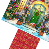 Maxbell Christmas Puzzle Advent Calendar 1008 Pieces Puzzles for Valentine for Adults Style A