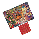 Maxbell Christmas Puzzle Advent Calendar 1008 Pieces Puzzles for Valentine for Adults Style C