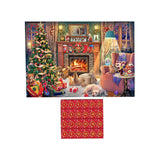 Maxbell Christmas Puzzle Advent Calendar 1008 Pieces Puzzles for Valentine for Adults Style C