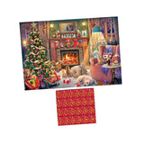 Maxbell Christmas Puzzle Advent Calendar 1008 Pieces Puzzles for Valentine for Adults Style C