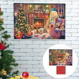 Maxbell Christmas Puzzle Advent Calendar 1008 Pieces Puzzles for Valentine for Adults Style C