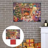 Maxbell Christmas Puzzle Advent Calendar 1008 Pieces Puzzles for Valentine for Adults Style C