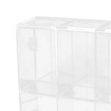 Maxbell Action Figure Display Shelf Model Clear Figurine Display Box for Living Room 6 grids
