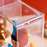 Maxbell Action Figure Display Shelf Model Clear Figurine Display Box for Living Room 6 grids