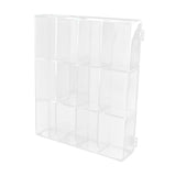 Maxbell Action Figure Display Shelf Model Clear Figurine Display Box for Living Room 12 grids